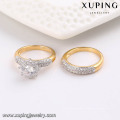 13728 Xuping bijoux Couple Zircon Anneau Haute Qualité Usine Anneau Bas MOQ Anneau en US taille 7 8 9